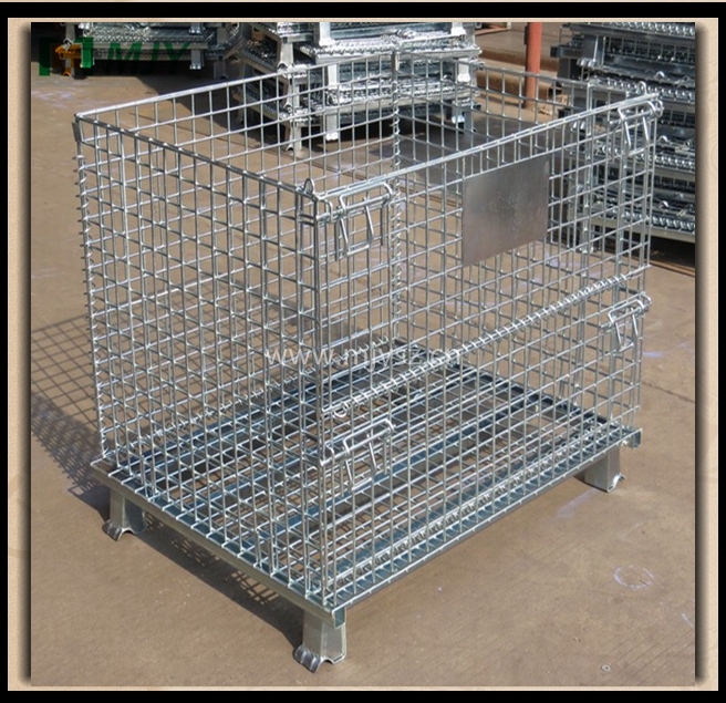 Metal Wire Mesh Cage Wire Container Mjy-Spc01