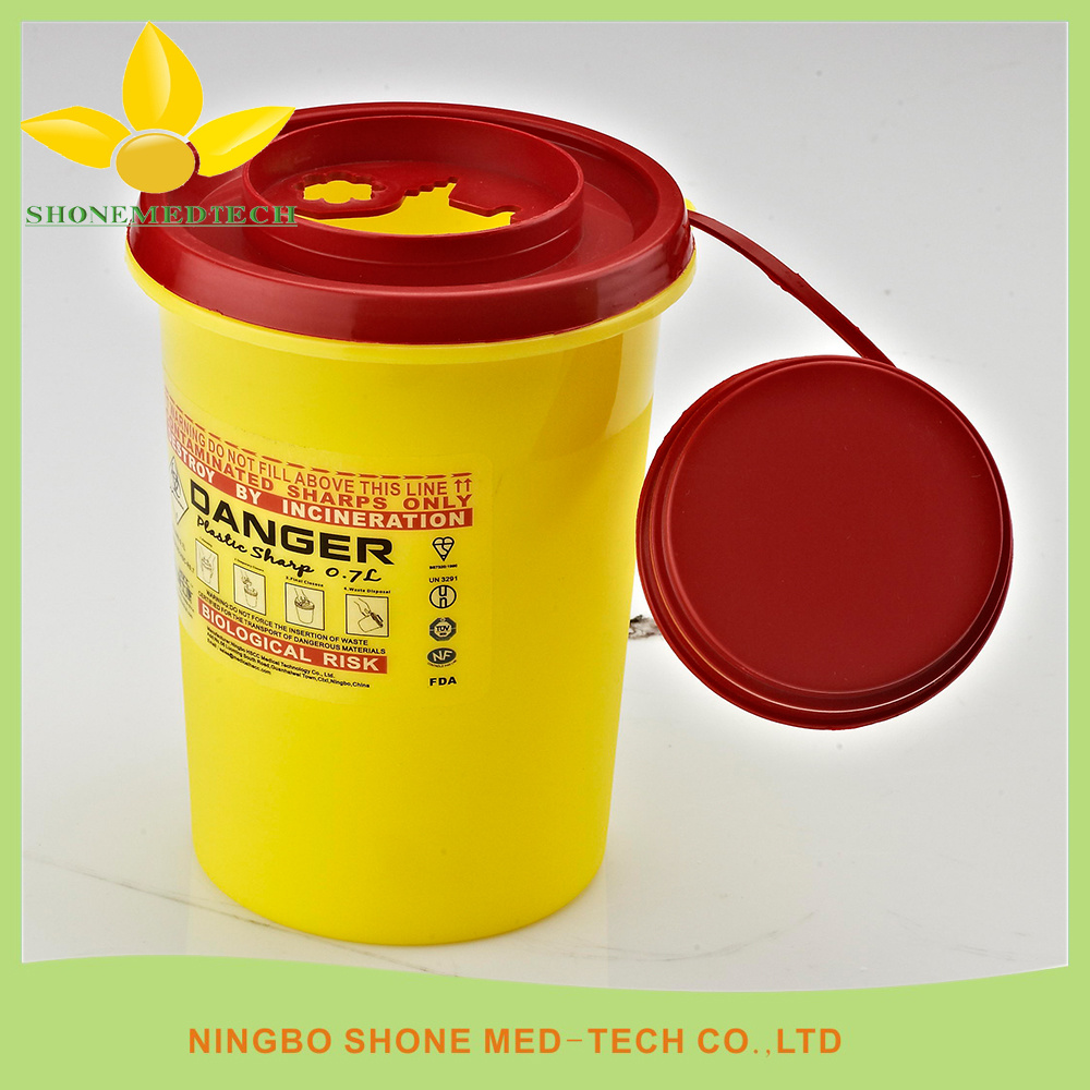 Medical Sharps Container for Hospital Waste