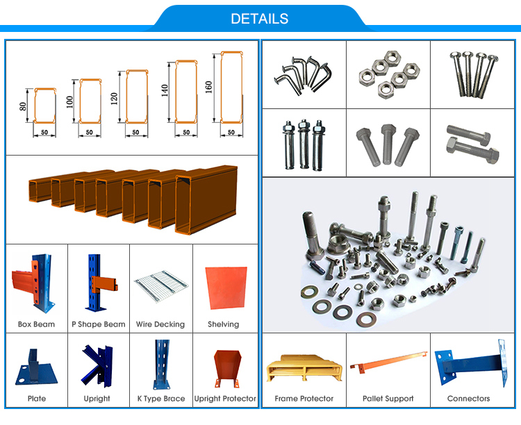 Heavy Industrial Storage Steel Warehouse Storage Pallet Flow Racks