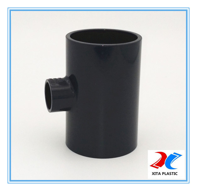 PVC Pipe Fitting Reducing Tee with OEM Red Color