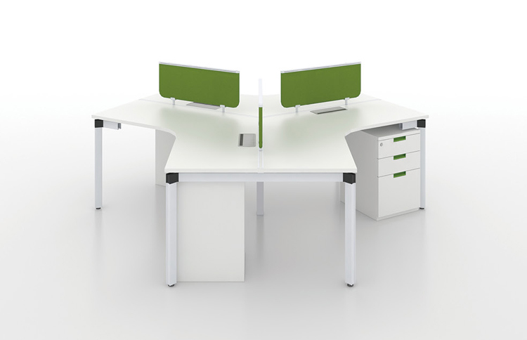 Modern Design 4 Seats Office Modular Workbench with Different Colors