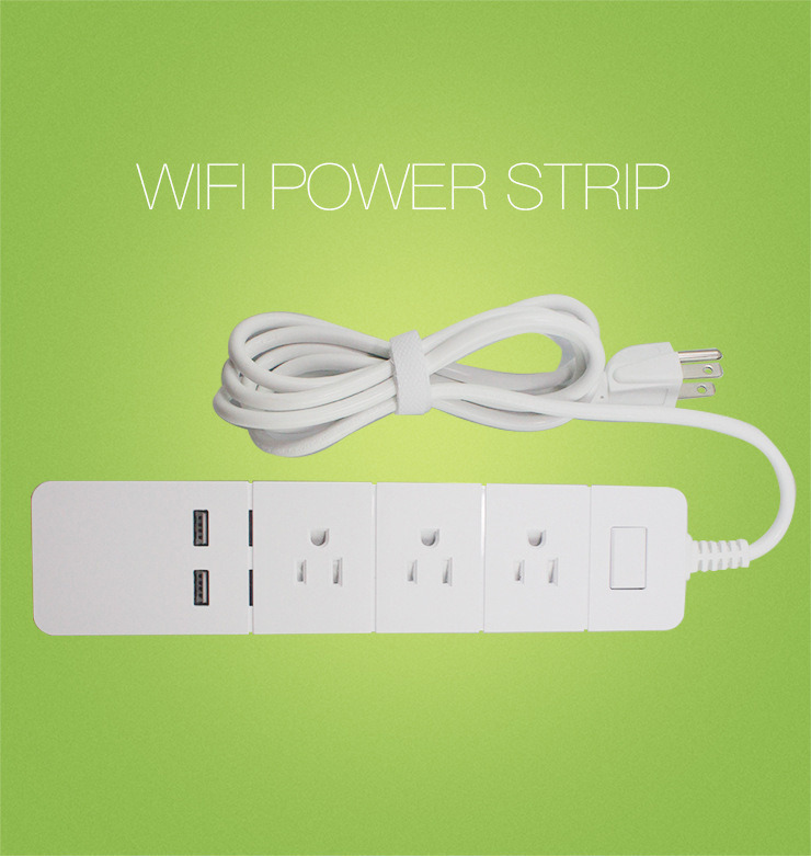 USB Socket WiFi Smart Power Strip Alexa Voice Control