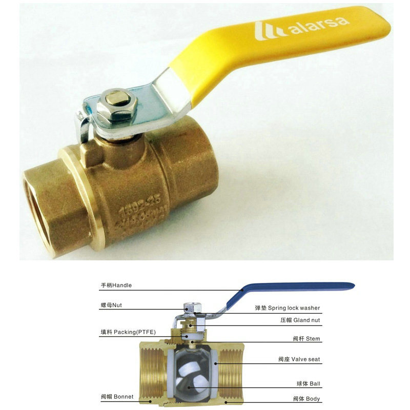 Hot Selling Brass Water Ball Valve (AV1067)