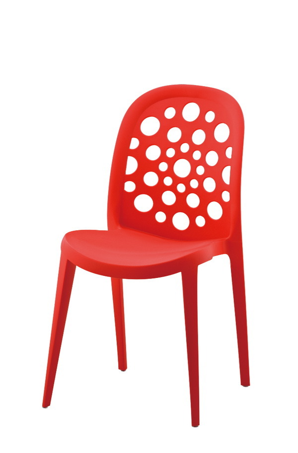 Multi-Colored PP Stackable Restaurant Modern Plastic Chair (038)