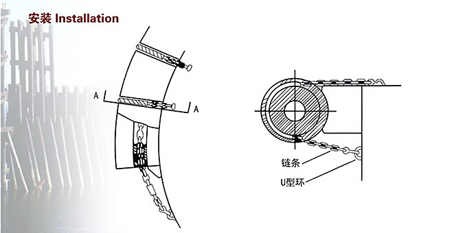 Marine Cylindrical Tugboat Rubber Fender