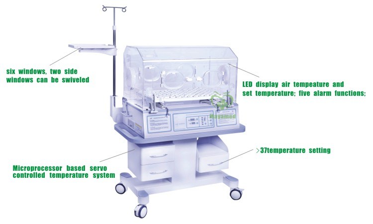 My-F008 Hospital Equipment Luxurious Infant Incubator for Good Sale