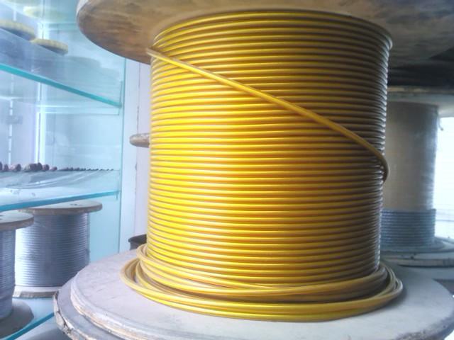 PVC Coated 7X7 Galvanized Steel Wire Rope 6mm