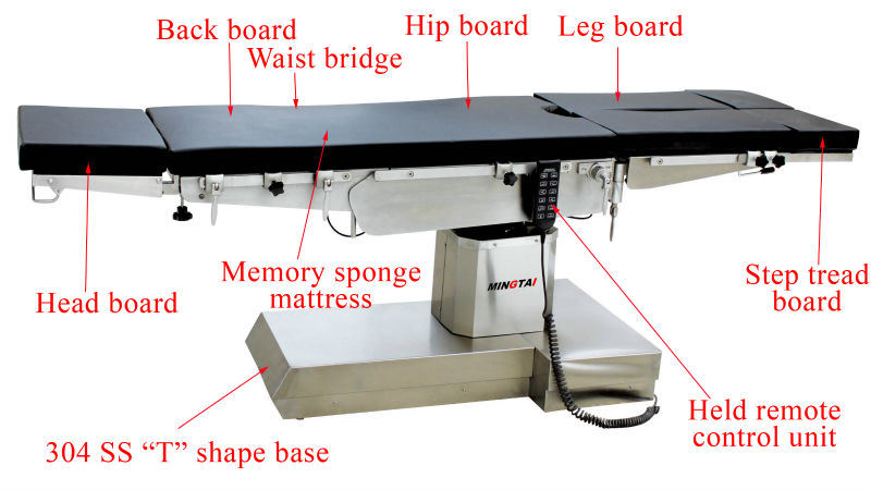 High Strength of Bearing Load Capacity Mt2200 High Grade Hospital Medical Table