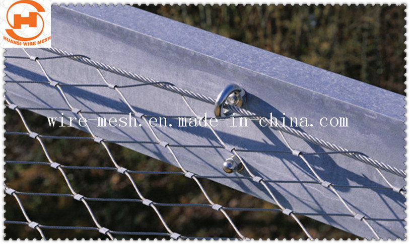 Flexible Wire Rope Woven Mesh for Zoo Animal Cage