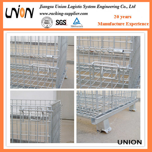 Folded Wire Mesh Storage Cage (UNWMB-001)