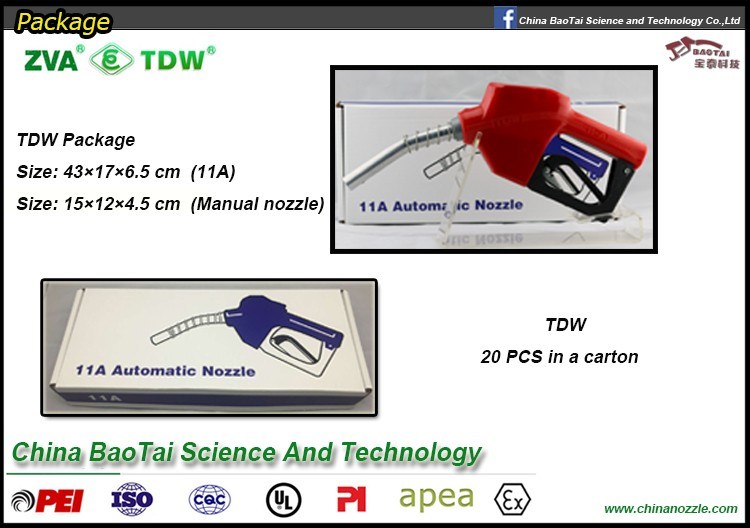 Tdw 11A Automatic Fuel Nozzle for Fuel Dispenser