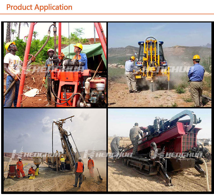 Small Water Well Drilling Machine Trailer Mounted Wheel Type Used Truck Rotary Drilling Rig