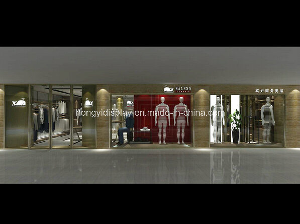 Custom Menswear Shopfitting, Men Garment/Clothing/Footwear Store Display Fixtures