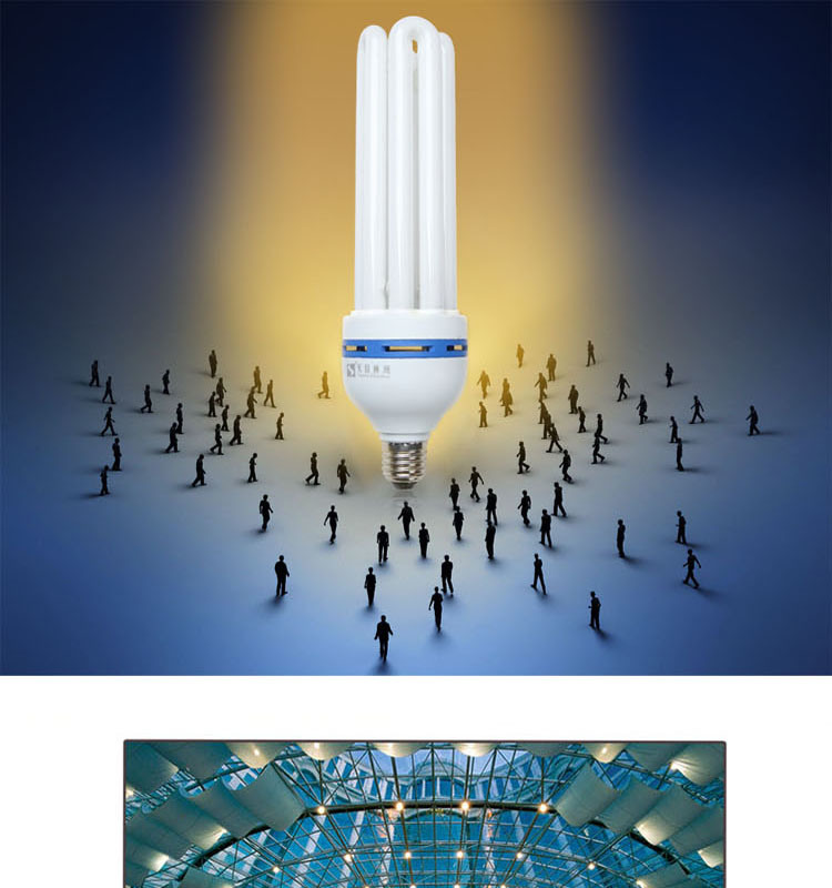 2017 CFL 3u Tube 25W with Good Quality Good Mix Powder Manufacturer Energy Saving Lamp