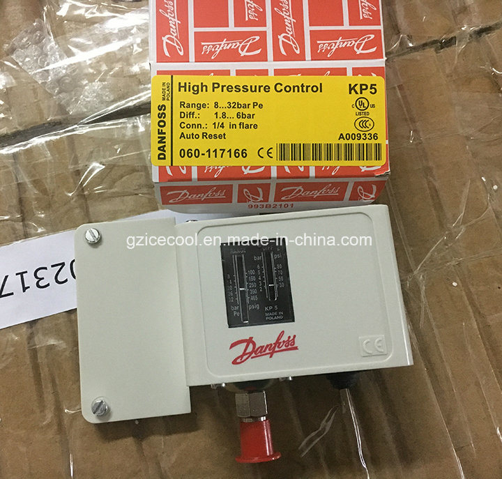 Danfoss Pressure Control Kp5 Single Pressure Switch High Pressure Control Switch