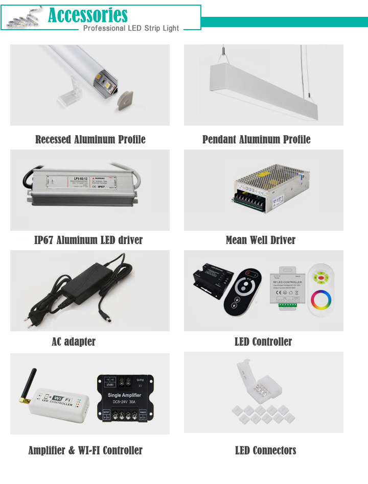 DC24V 5050 SMD RGBW+W 60LED/M LED Strip Light