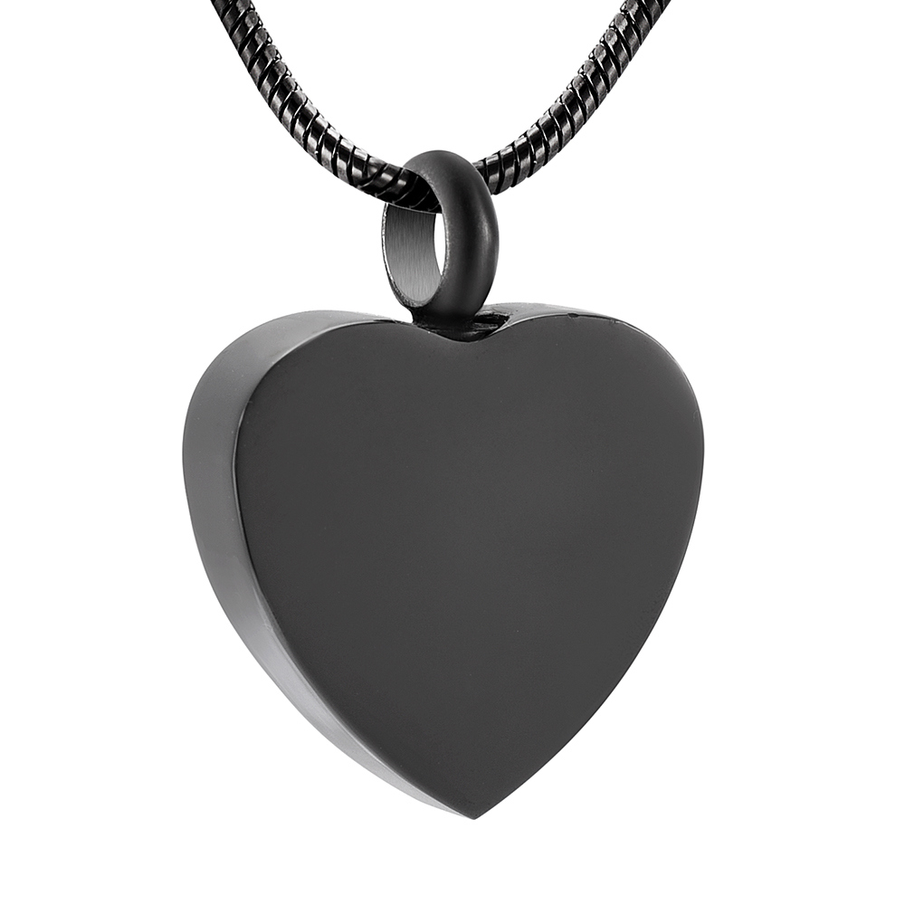 Blank Customized Heart Cremation Urn Pendant for Human/Pet Momorial Jewellery