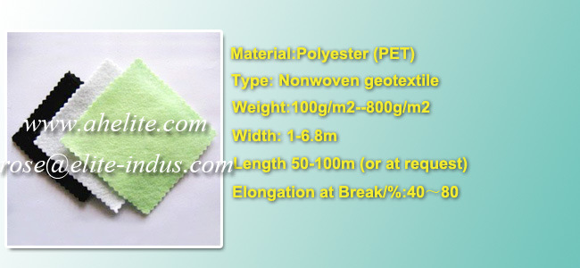 Road Construction Polyester Nonwoven Geo Textile