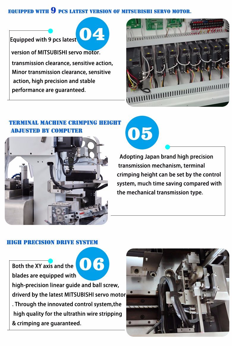 Automatic Multifunctional Cable Stripping Twisting and Tinning Machine