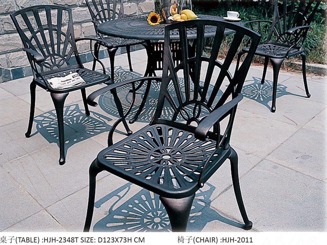 Cast Aluminum Patio Dining Table Outdoor Dining Table