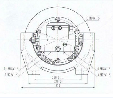 Ini Hydraulic Truck Crane Compact Winch