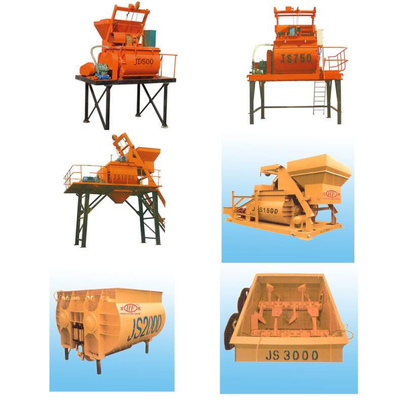 Hzs50 Cubic Concrete Batching Plant with Price