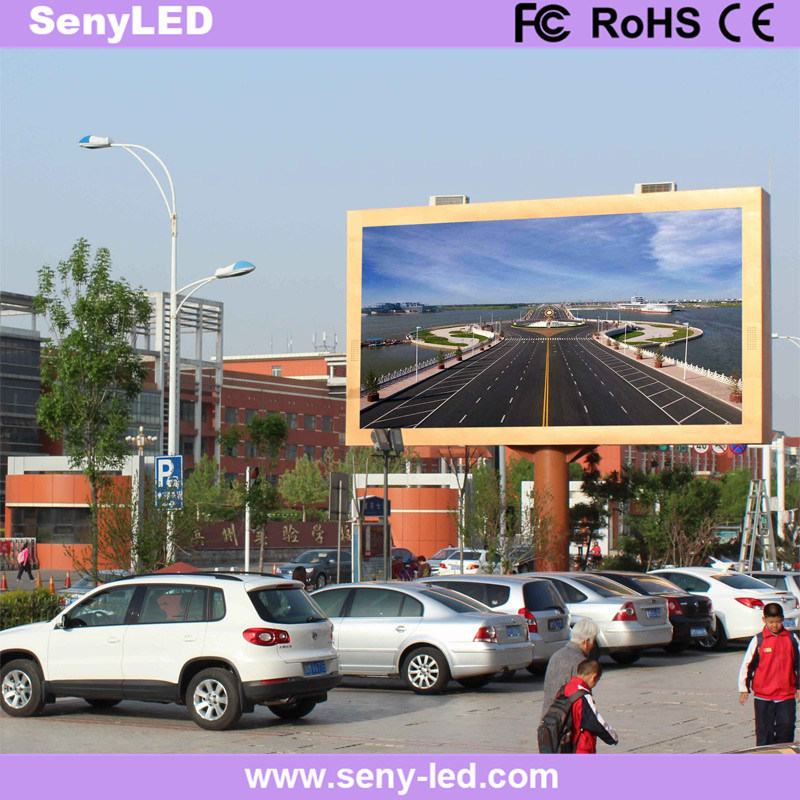 P8 High Brightness Energy Saving Full Color Outdoor Fixed LED Display for Advertising