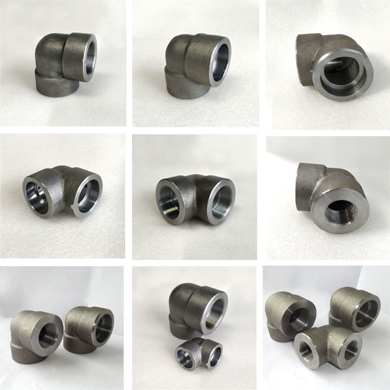 2000#/3000#/6000# Carbon Steel Forged Socket Weld 90 Elbow Pipe Fittintgs