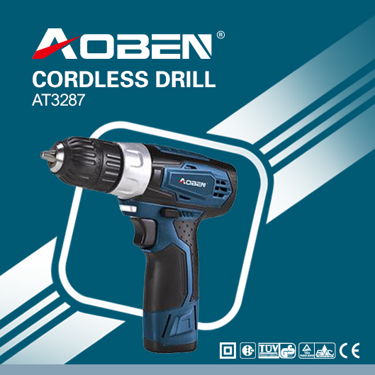 10mm 10.8V Professional Quality Cordless Drill Power Tool (AT3287)