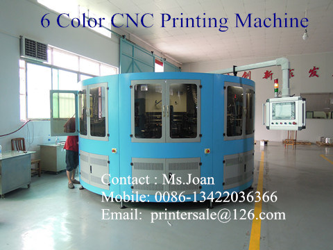 5 Color Glass Screen Printing Machine/Bottle Screen Printer