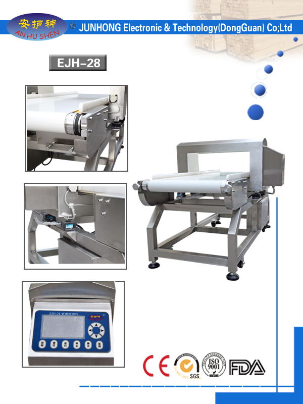 Auto-Conveying Food Industrial Metal Detector with LCD Screen