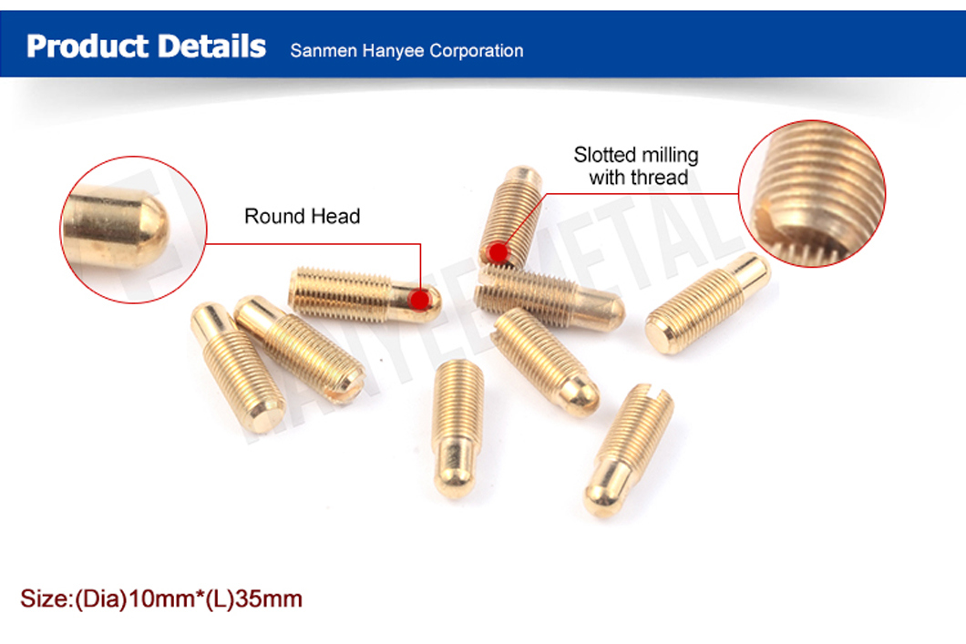 Accept OEM Left and Right Hand Threaded Grooved Screw
