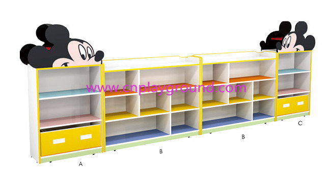 Factory Direct Sale Mickey Shaped Toy Storage Cabinet Combination (HJ-6604)