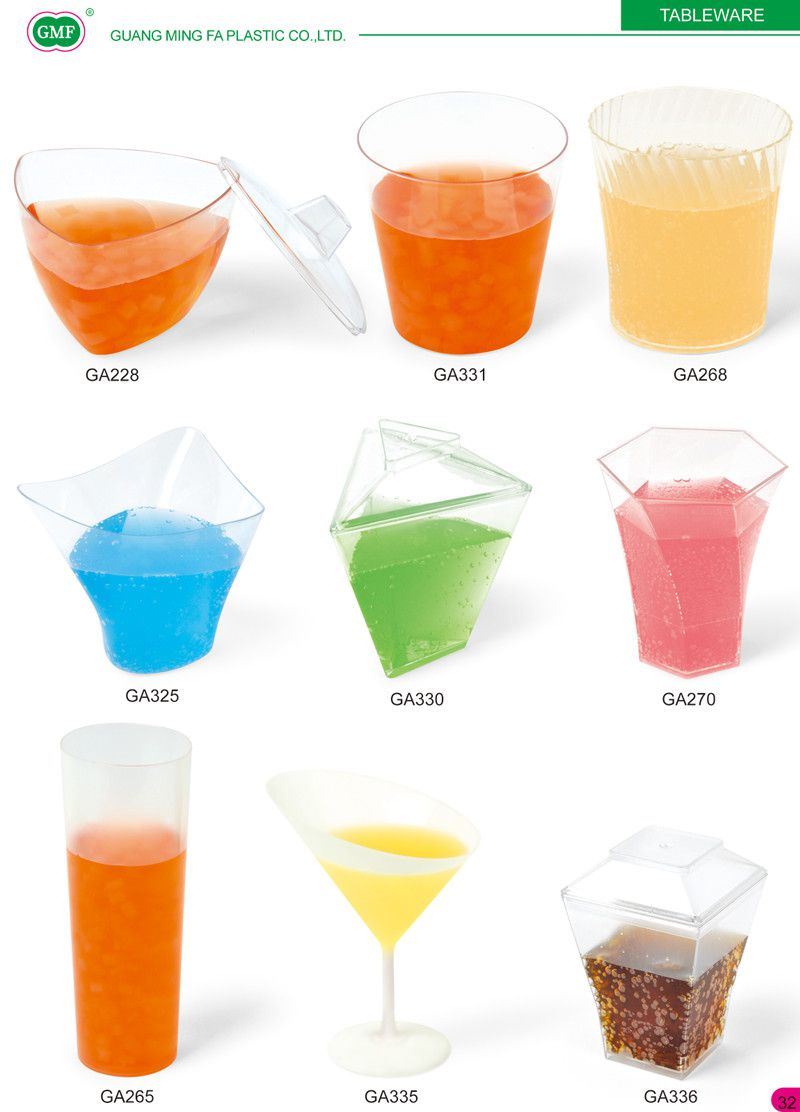 Plastic Cup Disposable Tumbler Margarita Glass