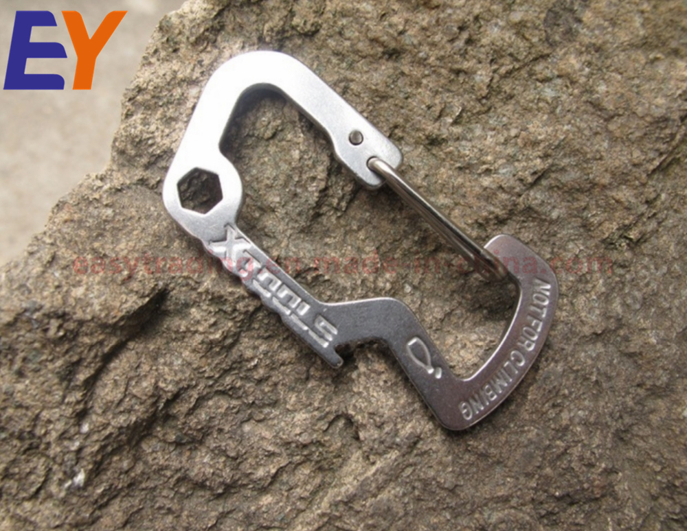 Small D Shape Rock Opening Carabiner