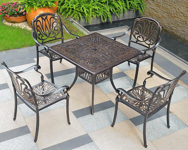 Hot Selling Cast Aluminum Outdoor Furniture Set