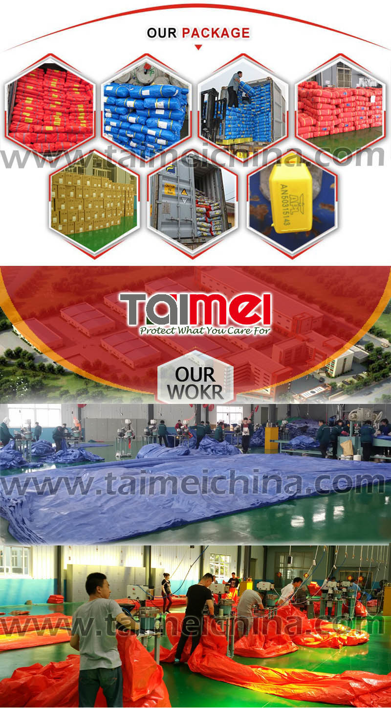 Brazil Market Blue Heavy Duty PE Tarpaulin