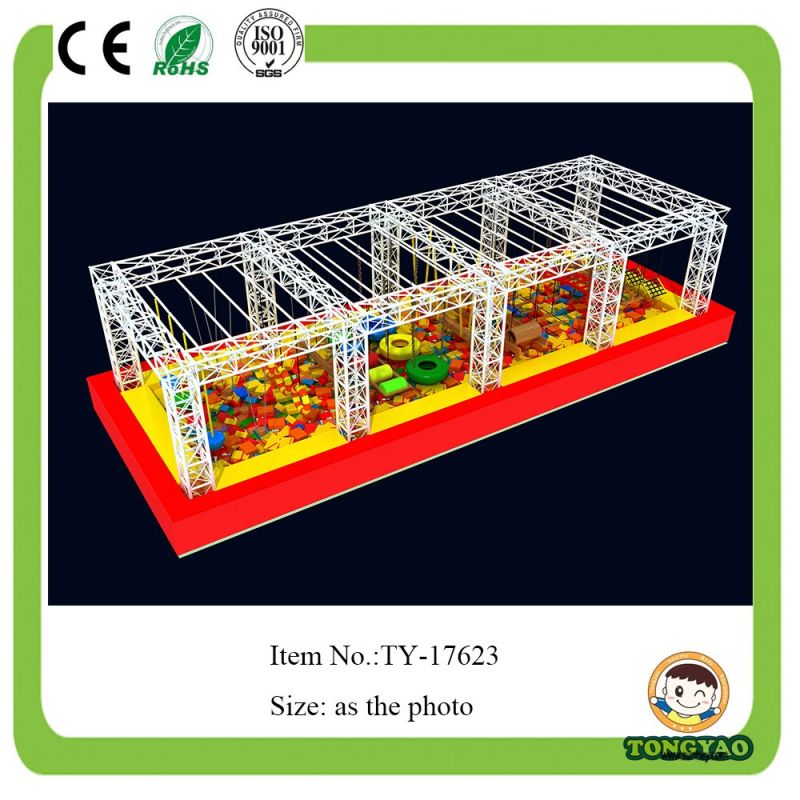 High Quality Children Wall Climbing Adventure Park Equipment Rope Courses Playground Indoor