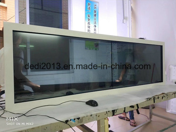 43inch Indoor Transparent Splicing LCD Display Showcase for Advertising
