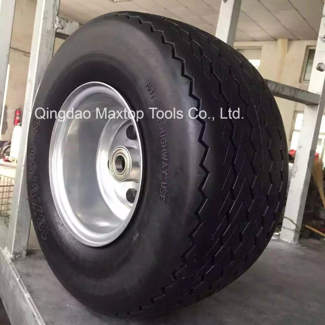 400-8 PU Foam Flat Free Wheel