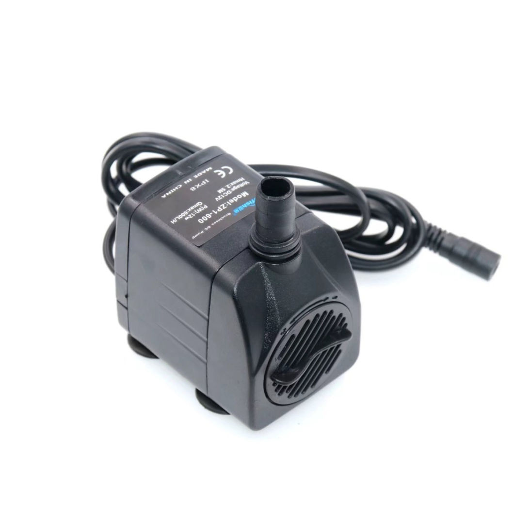 DC 12V Flow 420L/H Brushless Durable Pond Landscapes Garden Watering Pumps