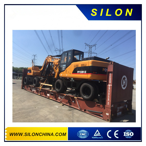 China Mini Wheel Excavtor with Good Price (PP150W-1X)