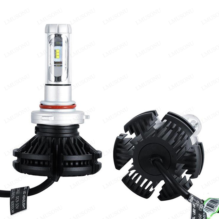 Lmusonu X3 Car Headlight 9005 LED Headlights LED Auto Lamp 25W 6000lm Auto Accessory