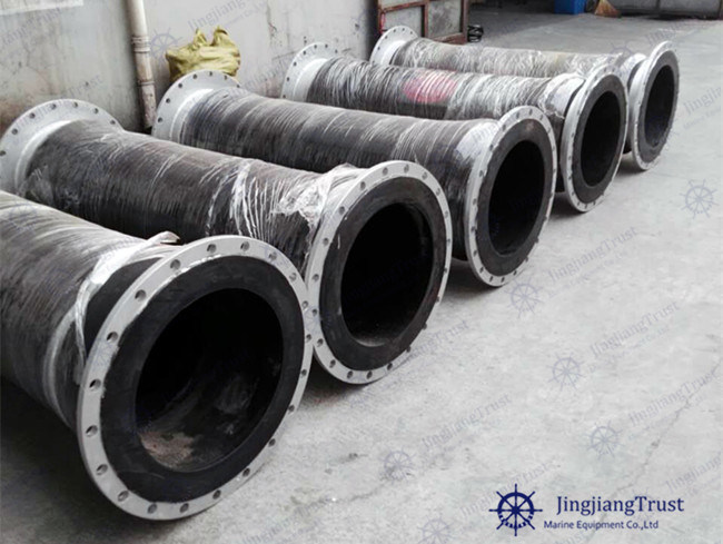 Marine Flanged Mud Discharge Rubber Pipe for Sludge Dredge