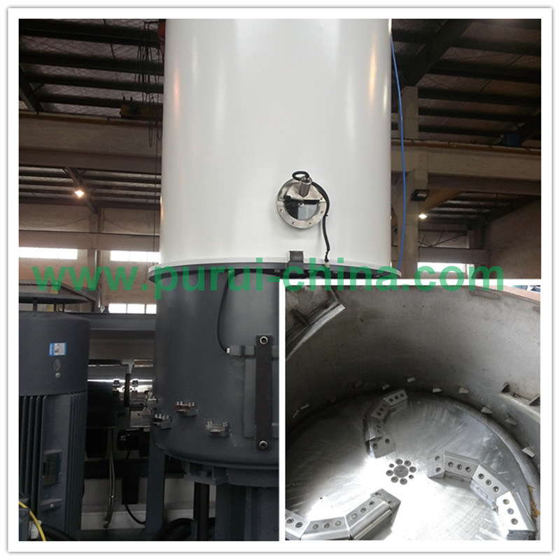 Plastic Single Screw Extrusion Machinery for Recycling Non-Printed Film Roller