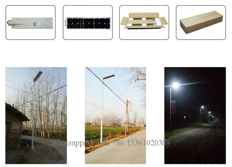 60W Cheap LED Lighting Manufacturer Outdoor Integrated Solar Garden/Street Lamp/Light