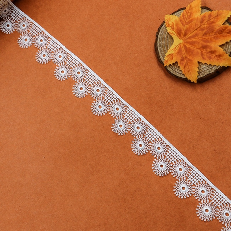 High Quality 2.7cm Polyester Lace Trim for Dress Decoration