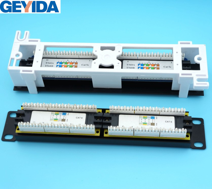 UTP CAT6 10inch Patch Panel