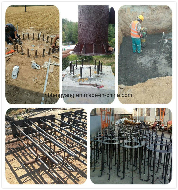 132kv Electric Power Galvanized Steel Tubular Pole Tower