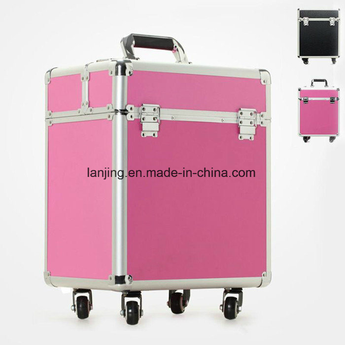 Bw1-168 ABS/PC Luggage Set Cosmetics Makeup Trolley Luggage Bag Case